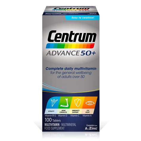 centrum advance  multivitamin mineral tablets  essential nutrients including vitamin