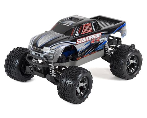 traxxas stampede  vxl brushless  wd rtr monster truck silver