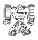 Rescue Coloring Bots Pages Boulder Kids sketch template