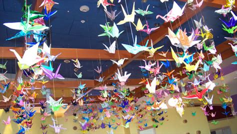 origami cranes  flight  golisano childrens upstate news