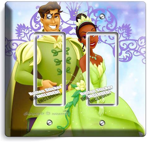 Princess Tiana And The Frog Prince Naveen New Double Gfi Light Switch
