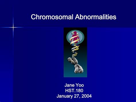 ppt chromosomal abnormalities powerpoint presentation free download