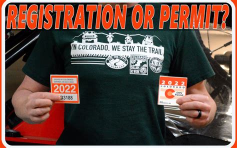 ohv registration   permit stay  trail