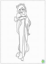 Coloring Enchanted Giselle Pages Library Princess Popular sketch template