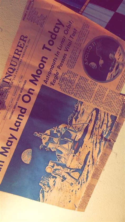 official newspaper   moon landing rastronomy