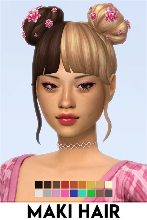 sims  female hair aslrio