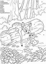 Bestcoloringpagesforkids Malen Bambi Nummer Kleuren Paisajes Pintar Zahlen Vorlagen Fensterbilder Mewarnai sketch template