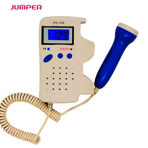 jumper fetal doppler lcd screen baby heart rate detection device