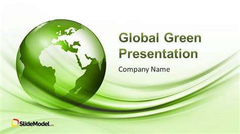global green powerpoint template slidemodel