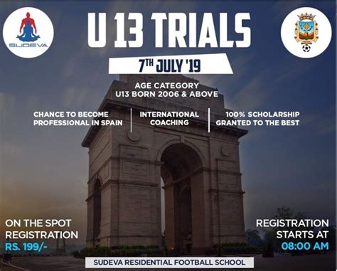 sudeva fc football trials   delhi