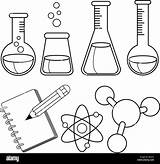 Chimie Quimica Chemistry Química Ensemble sketch template