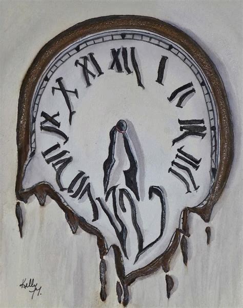 pin  qpatriotlife  surrealism time themed clock painting clock art clock