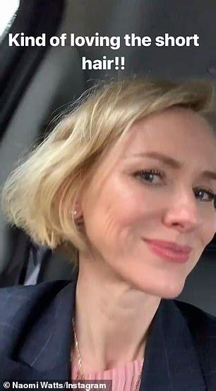 naomi watts 50 unveils her glamorous new look as she gets a blunt bob