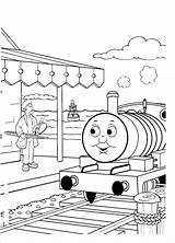 Coloring Train Pages Printable Thomas Kids sketch template