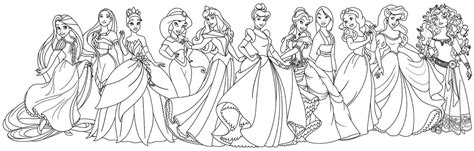 disney princess characters coloring pages coloring home