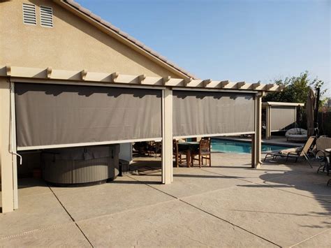 vertical drop awnings pacific tent awning