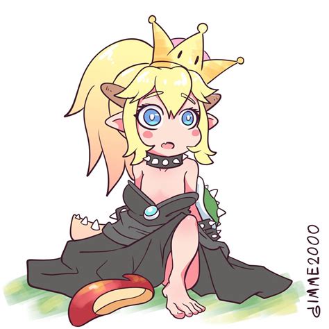 Bowsette New Super Mario Bros U Deluxe And Etc Drawn By