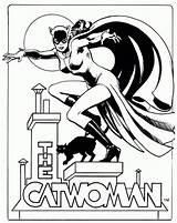 Catwoman Coloring Pages Cat Batman Kids Print Color Printable Drawing Colouring Comic Book Colorear Women Para Google Adult Nine Tails sketch template