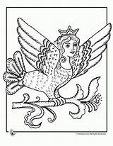 Coloring Princess Fairy Pages Mermaid Fairies Popular Mermaids Library Wings Princesses Coloringhome sketch template