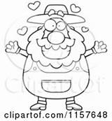 Prospector Outlined Coloring Clipart Vector Cartoon Loving Arms Open Dancing Cory Thoman Happy Man sketch template