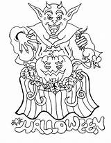 Halloween Coloring Pages Printable Kids sketch template