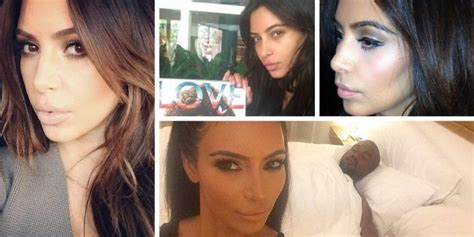the year in kim kardashian selfies huffpost