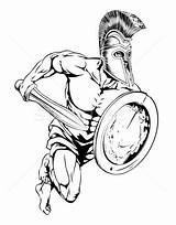 Spartan Sparta Soldier Coloringpagesfortoddlers sketch template