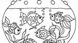 Tank Fish Coloring Getdrawings sketch template