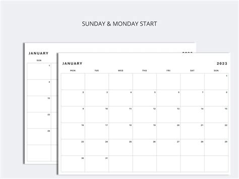 calendar printable  monthly planner printable etsy singapore