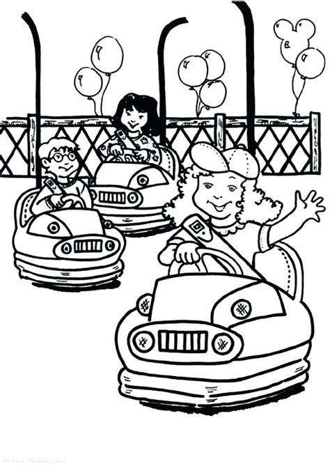 amusement park coloring pages  getcoloringscom  printable
