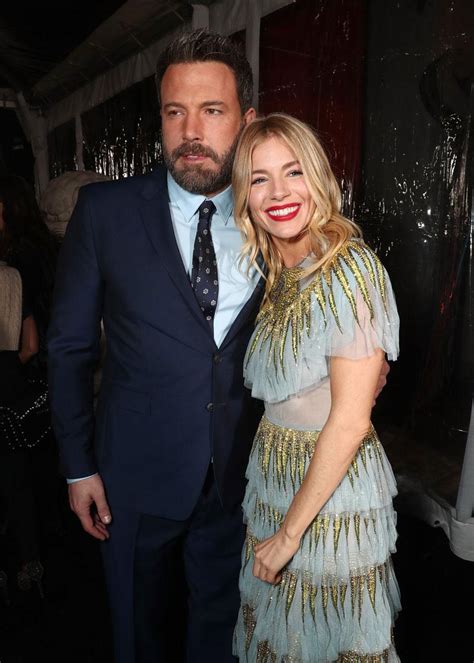 Sienna Miller Cozies Up To Ben Affleck And Brags About Their