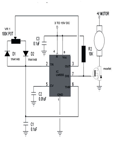 dc motor driver schematic