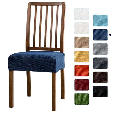 subrtex pcs dining chair seat slipcovers removable washable elastic dining chair seat cushion