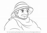 Moving Castle Sophie Old Howl Draw Drawing Step Howls sketch template