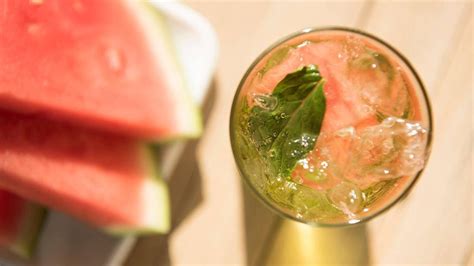 lara spencer s cucumber watermelon mojito cocktail rachael ray show