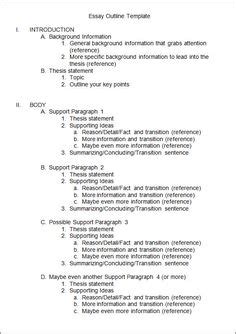 style research paper template    outline format