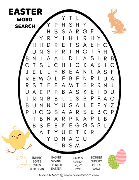 easter word search printable   mom