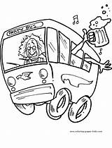 Bus Coloring Pages Transportation Color Party Sheets Printable Kids Found sketch template