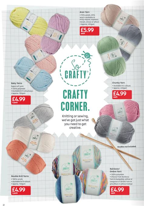 aldi yarn special buys  sunday  september  polly knitter