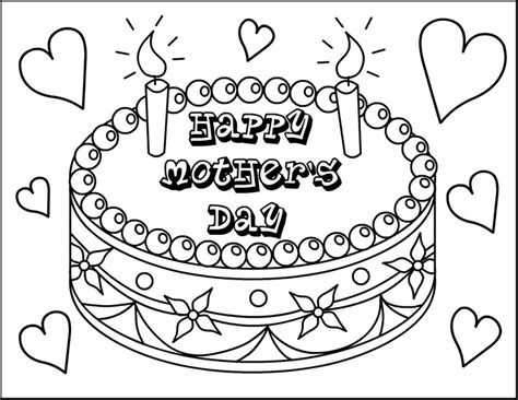 mothers day coloring pages  preschool  getcoloringscom