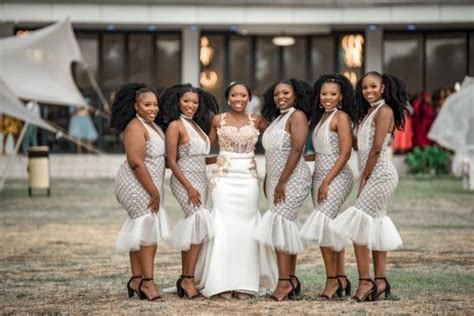 A Gorgeous Tswana Wedding With The Bride Dressed In Bmashilodesigns