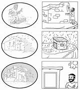 Bible Sunday Foolish Parable Coloringpages sketch template