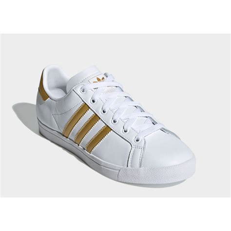 adidas originals leather coast star shoes  white lyst