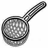 Strainer Clipart Clip Sieve Strain Kitchen Lineart Cliparts Sieb Cartoon Water Icon Svg Clipground Esl Tap Vocabulary Kids Library Big sketch template