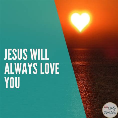 jesus will always love you haly ministries