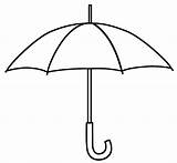Umbrella Coloring Pages Clipart sketch template