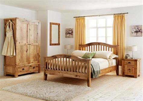 holzmoebel fuer ein schoenes schlafzimmer design rustic bedroom