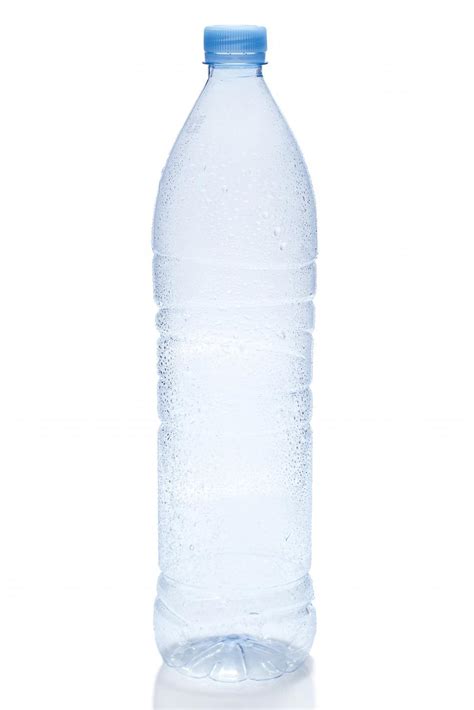 stock photo   empty plastic water bottle