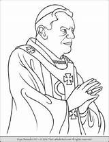 Benedict Pope Xvi Thecatholickid sketch template
