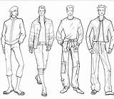 Fashion Template Man Illustration Sketches Drawing Sketch Model Templates Menswear Men Illustrations Figure Human Sketchbook Figures Book sketch template